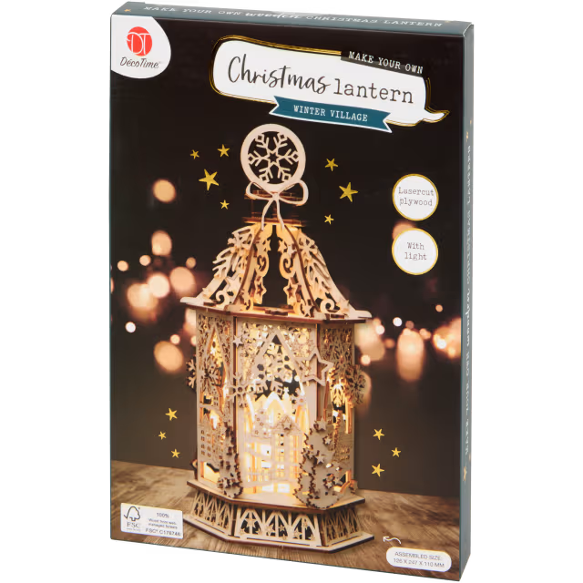 Creează-ți propriul felinar de Crăciun