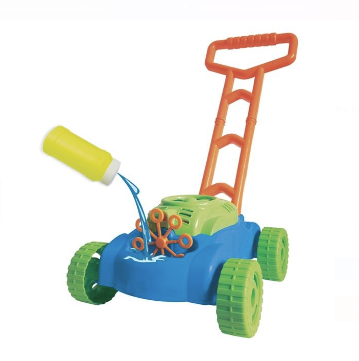 Masina de Tuns Iarba Jucarie pentru Baloane de Sapun & Rezerva 236ml