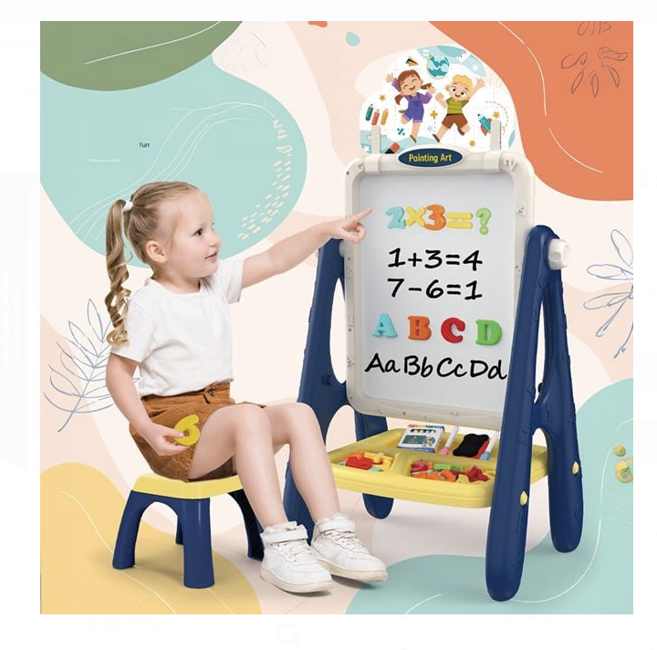 Tabla Educativa cu Scaunel 69cm