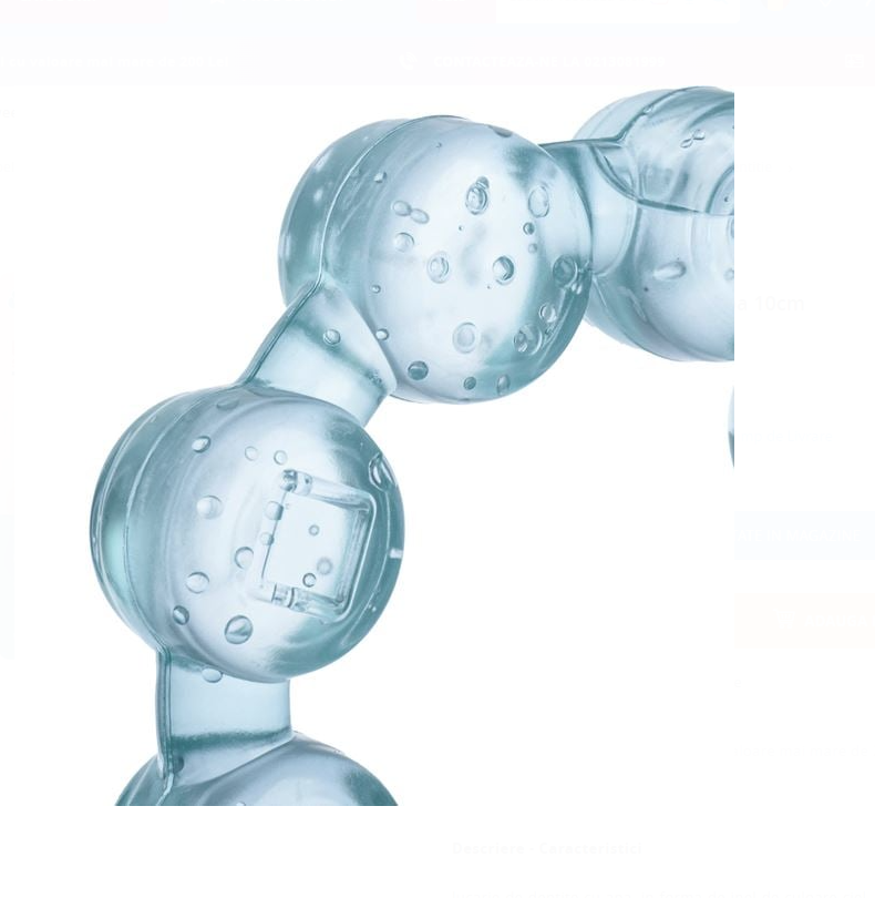 Jucarie de Dentitie Inel Ciel cu Apa 10cm