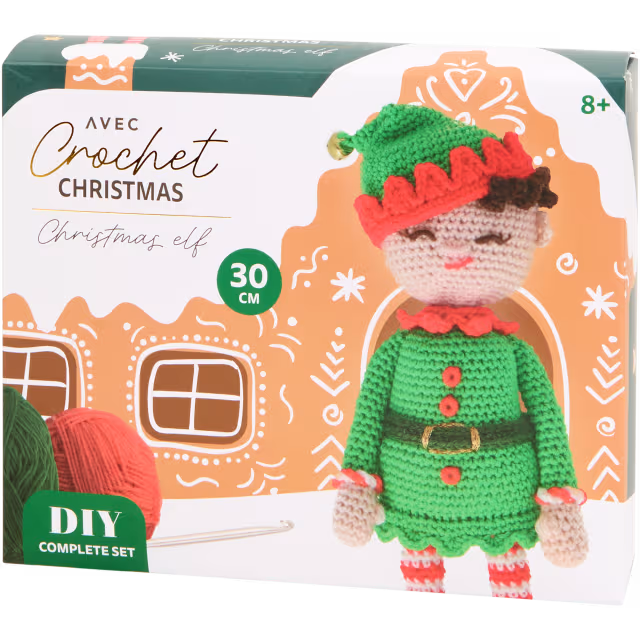 Kit de croșetat figurină de Crăciun