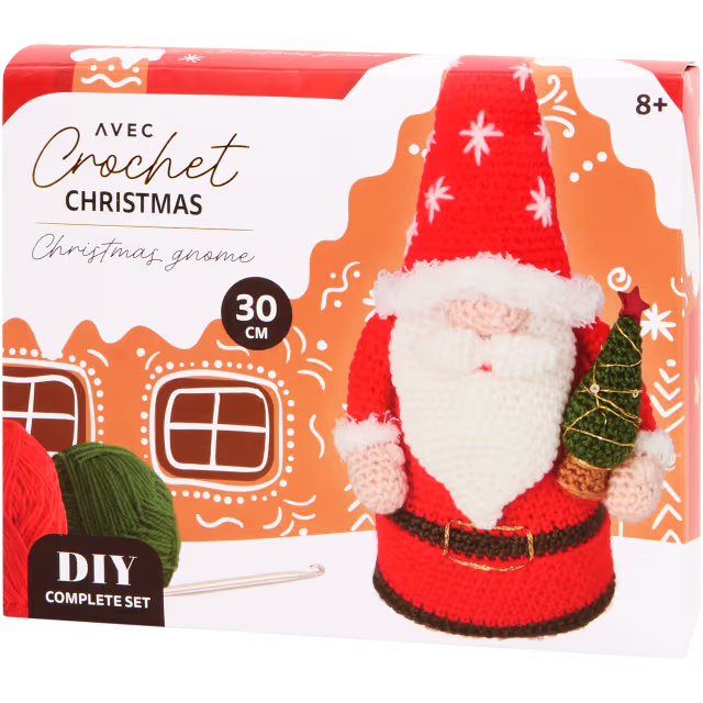 Kit de croșetat figurină de Crăciun