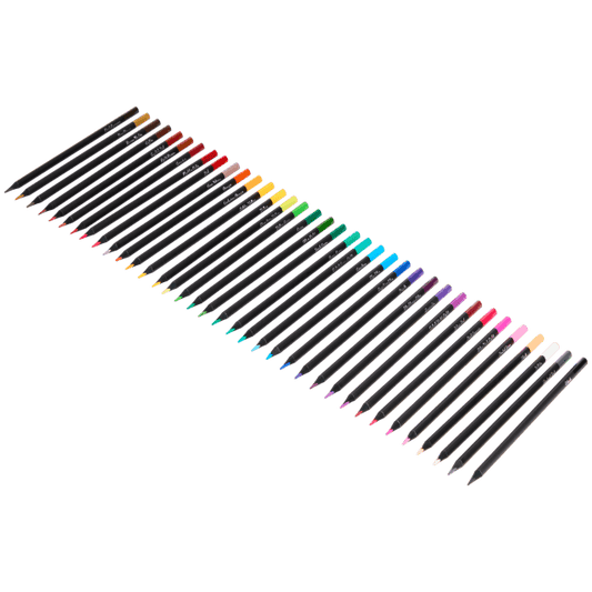 Creioane colorate triunghiulare