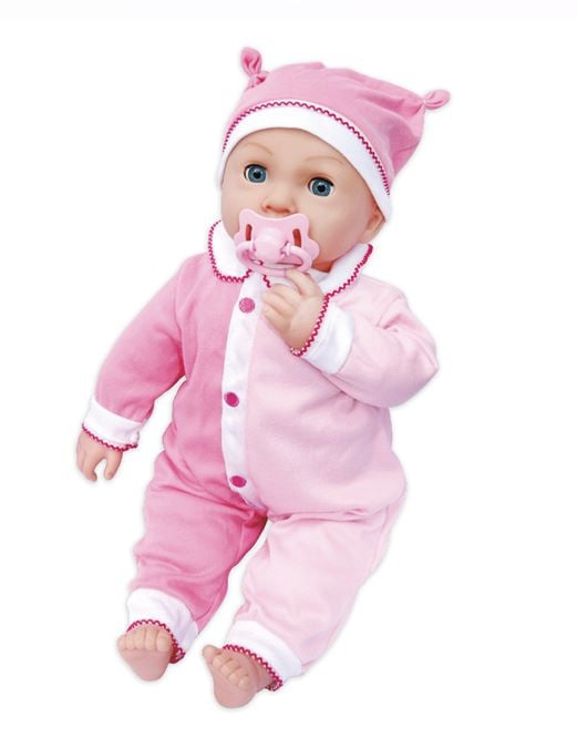 Papusa Bebelus cu Sunet & Suzeta 48cm