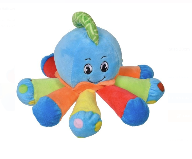 Jucarie Zornaitoare de Plus Caracatita 20cm