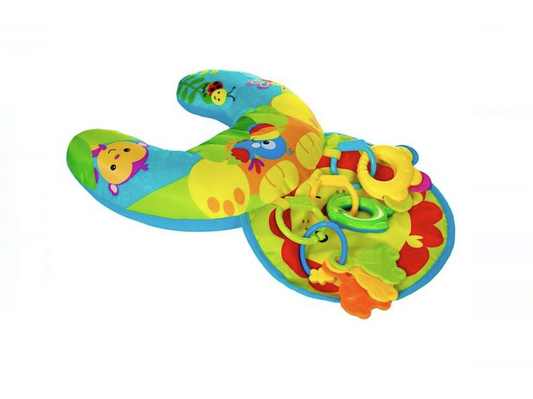 Perna Multicolora de Activitate cu Jucarii Suspendate