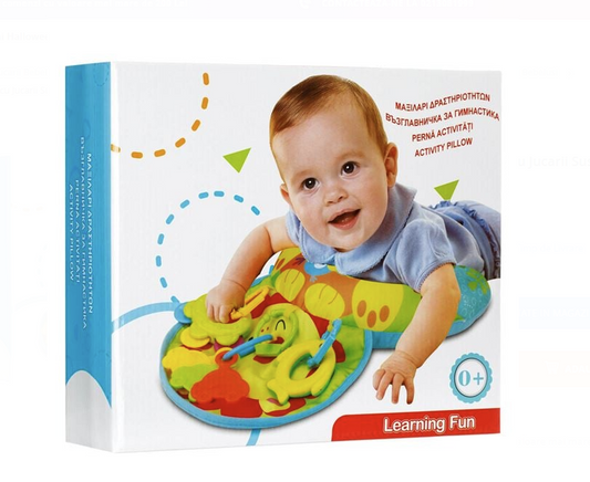 Perna Multicolora de Activitate cu Jucarii Suspendate